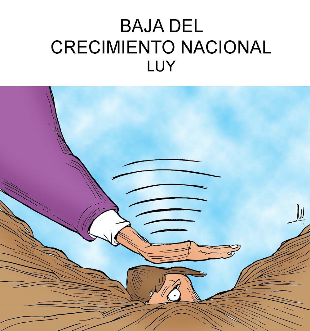 BAJA DEL CRECIMIENTO NACIONAL-LUY